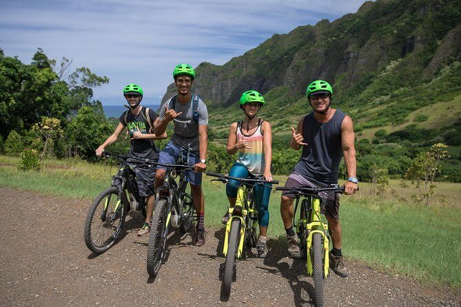 Jurassic Park Tour in Hawaii -  Kualoa Ranch - Electric Mountain Bike Tour