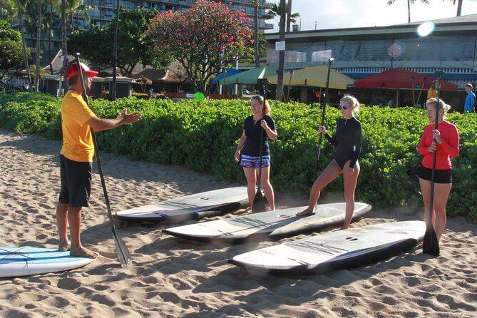 Kaanapali Resort in Maui - Kaanapali Hotel in Maui - Stand-Up Paddle Board Lesson at Ka'anapali Beach