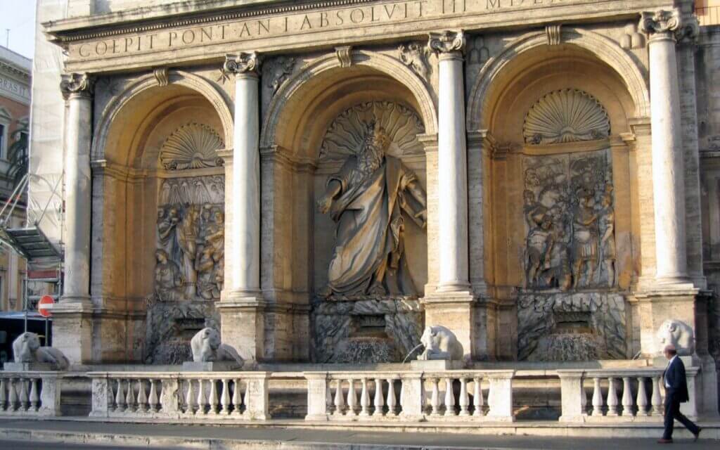 Most Famous Fountains in Rome - Fountain of Moses (Fontana dell’Acqua Felice)