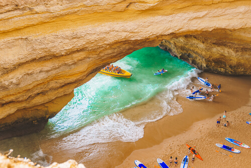 The Tourist Attraction of Portugal - Travel Guide - Benagil Caves