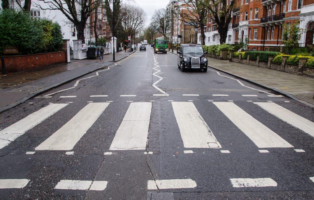 Pedestrian Zebra Crossing near Abbey Road Studios