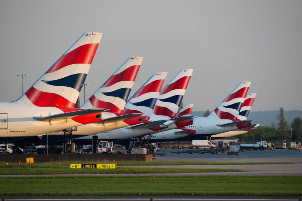 British Airways Boeing 777's.