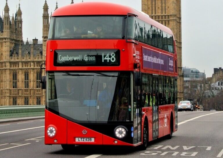 New Routemaster Bus in London