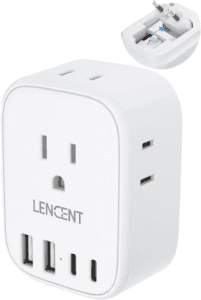 LENCENT European Plug Adapter