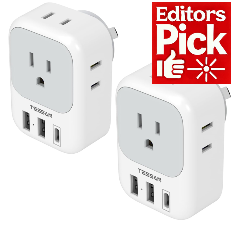 TESSAN Power Plug Adapter