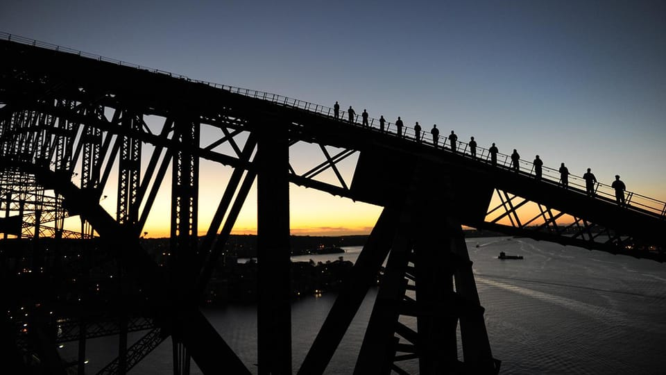 Sydney Harbour Bridge Climb Summit Twilight