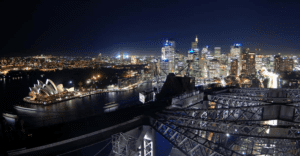 Sydney Harbour Bridge Climb Summit Twilight