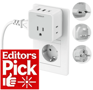 TESSAN All European Plug Adapter Kit